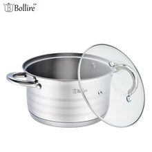 Кастрюля BOLLIRE с крышкой 28 см