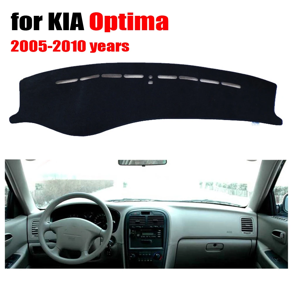 Автомобиль крышка приборной панели коврик для KIA Optima 2005-2010 лет левым dashmat pad тире охватывает приборной панели авто аксессуары