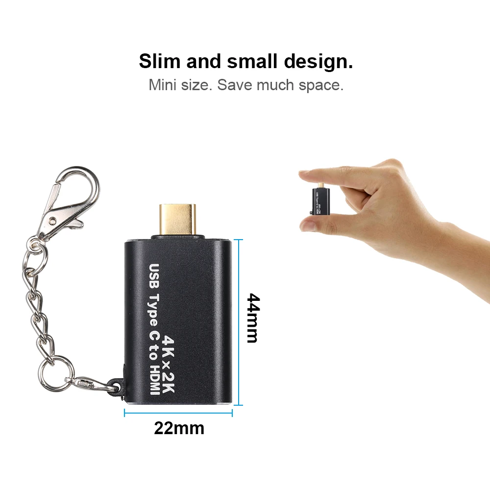 Переходник с разъемом Type C USB 3 1 папа HD женский 4K x 2K Разрешение монитора для