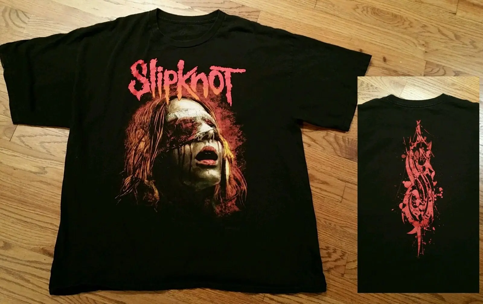 Slipknot Тяжелая nu металлическая Альтернативная футболка с завязанными глазами