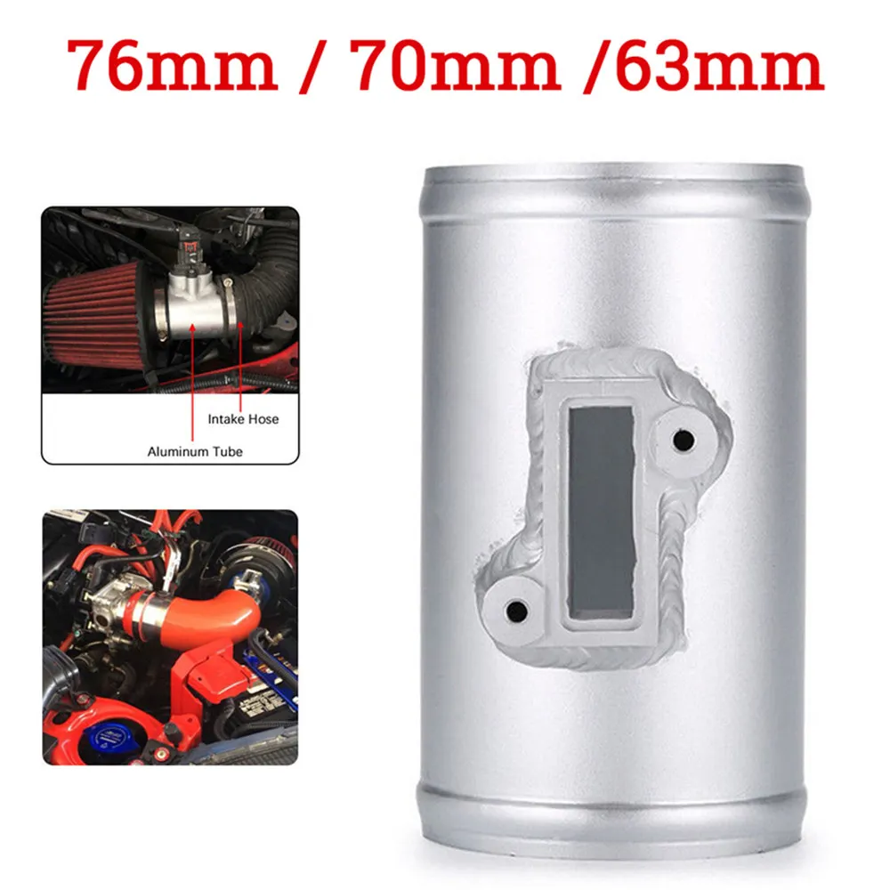 63/70/76mm Car MAF Adapter Air Flow Sensor Adapter Aluminium Auto Air Flow Sensor Mount Fits for