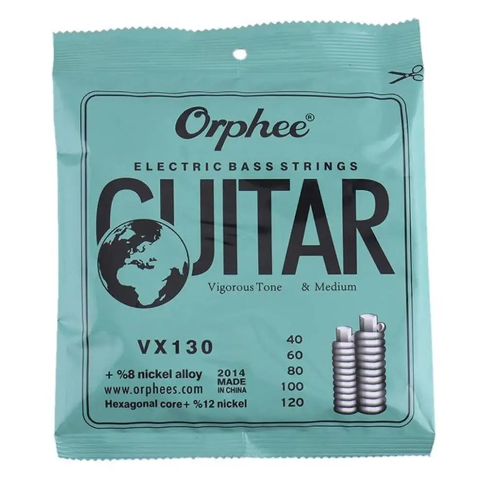 Бас струны Orphee VX120/130/140 4/5/6 электрические басовые шестигранная проволока из