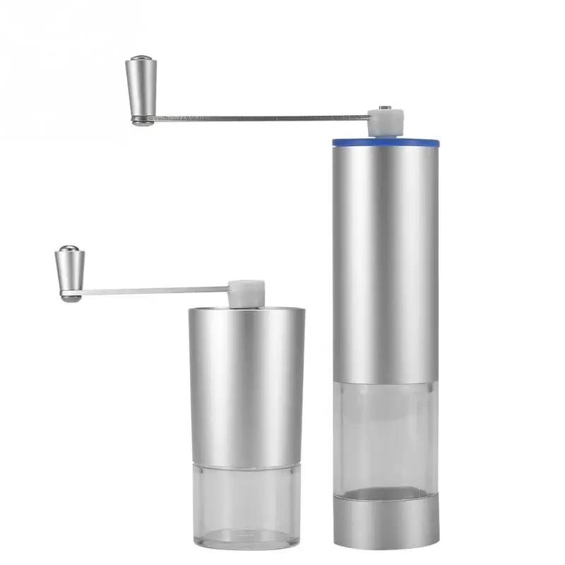 

Portable Manual Coffee Grinder Stainless Steel Coffee Mill Bean Grinding Coffee Mill with Storage Rubber Loop Cleaning