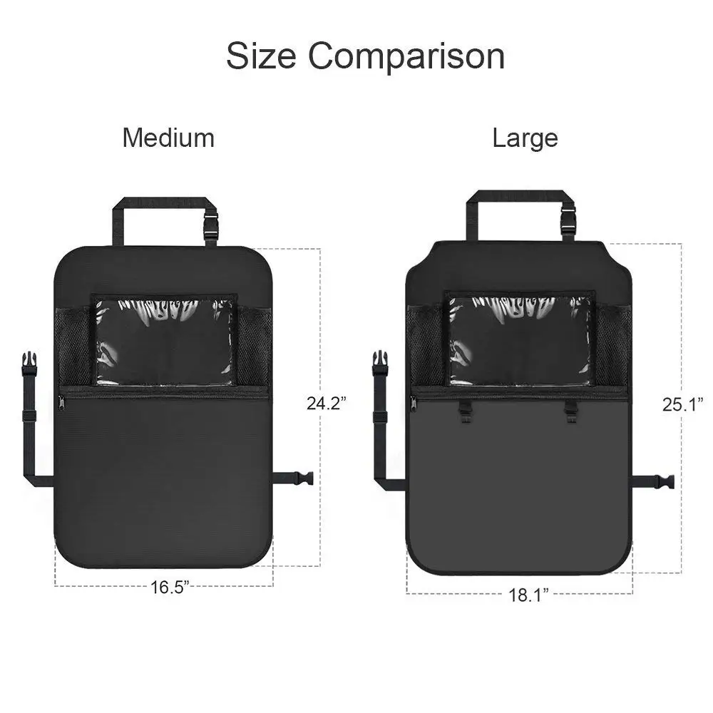 Защита на заднее сиденье, водонепроницаемый Органайзер на заднее сиденье автомобиля, большая защита на заднее сиденье, держатель для планшета для детей