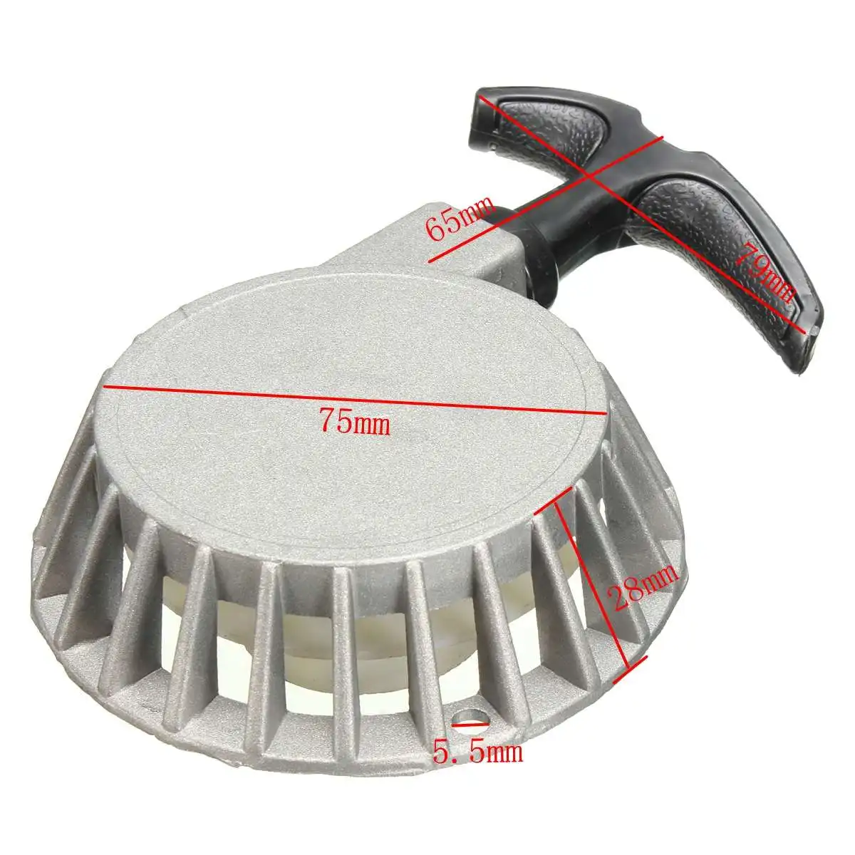 49CC PULL STARTER RECOIL START FOR ATV FOR POCKET BIKE MINI MOTO QUAD ALUMINUM