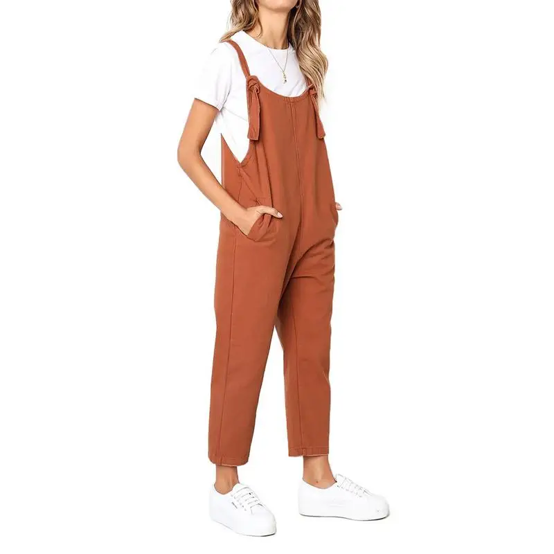 Rompers Women Jumpsuits Pockets Women's Clothing Jumpsuit, Jumpsuit Casual Pants Harem Pants Loose Long Jumpsuit Plus Size