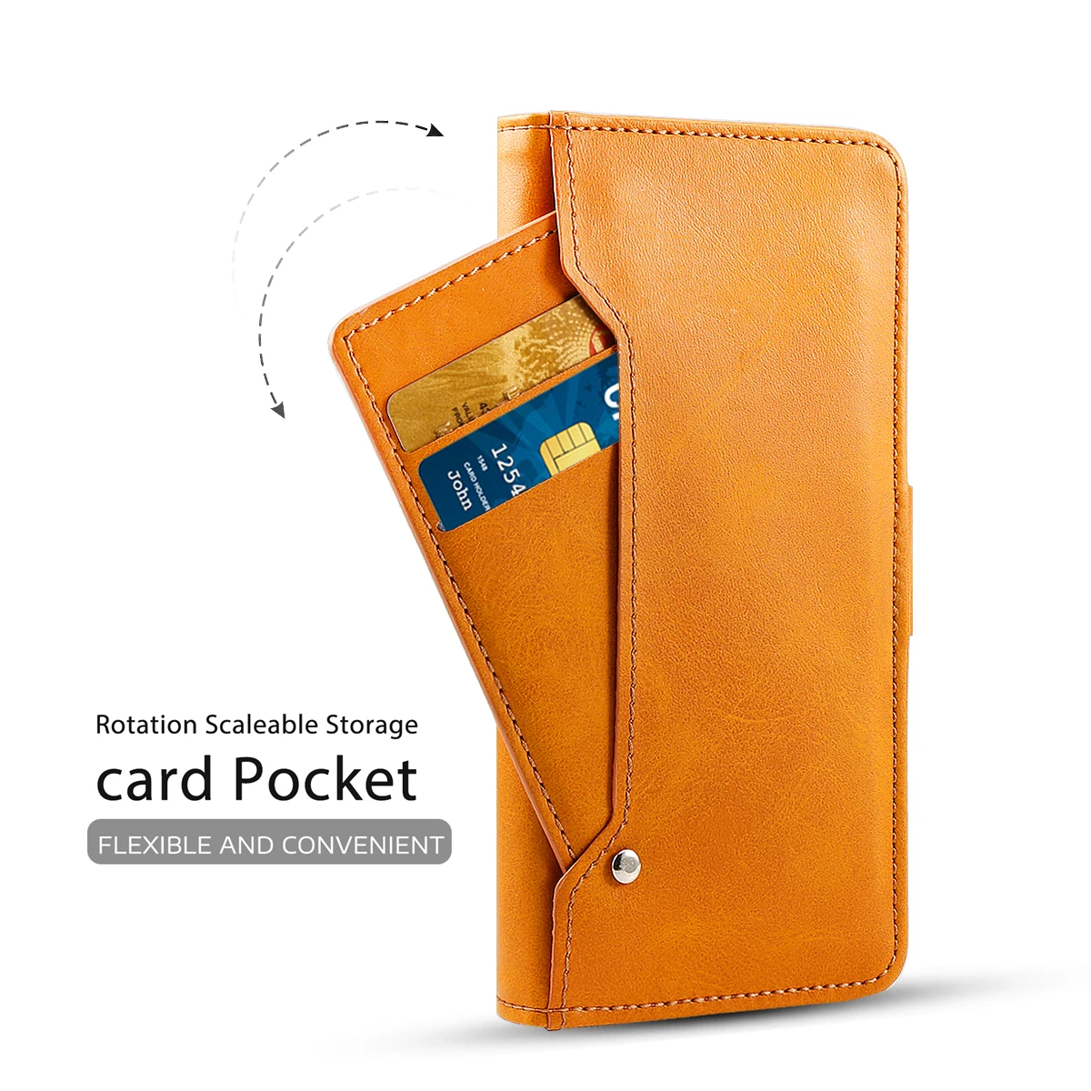 

For Xiaomi Mi 9 SE Phone Case PU Leather Detachable Flip Stand Magnetic Wallet Case For Xiaomi Mi9 Case with Rotate Card Holder