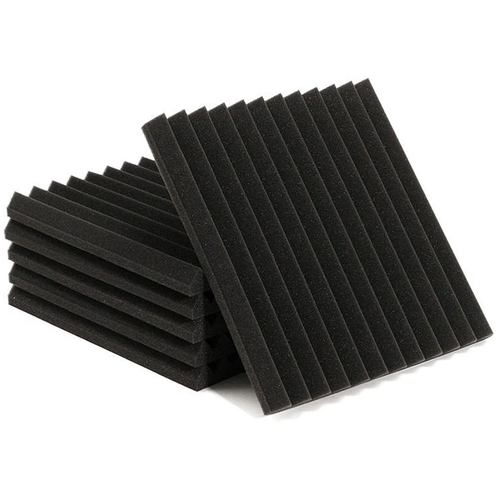 CNIM Hot Wedge Acoustic Foam With Adhesive Tape 8 Pcs Soundproof Panels