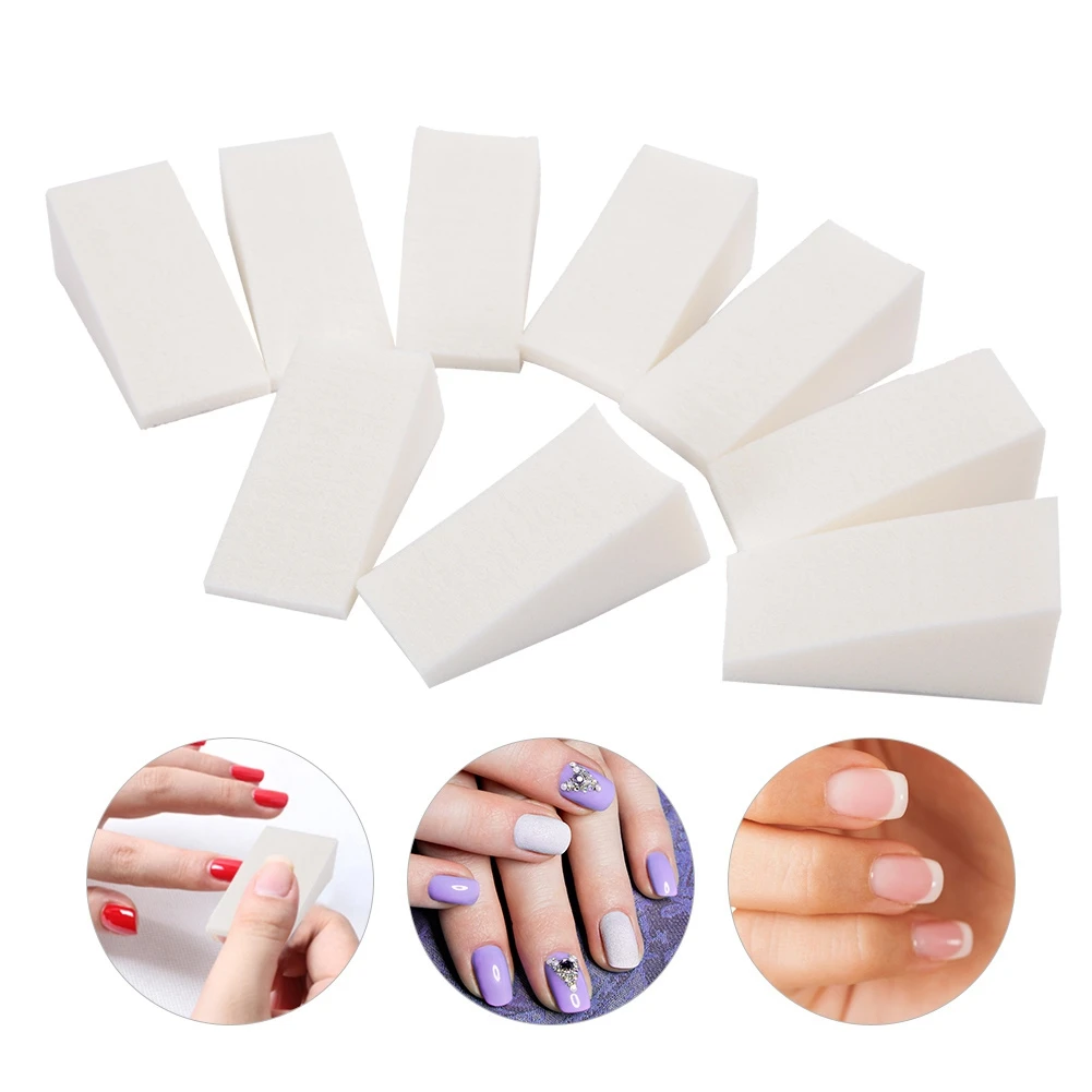 48pcs Nail Art Removal Sponge Wedges Gradient Polish Manicure Sponge