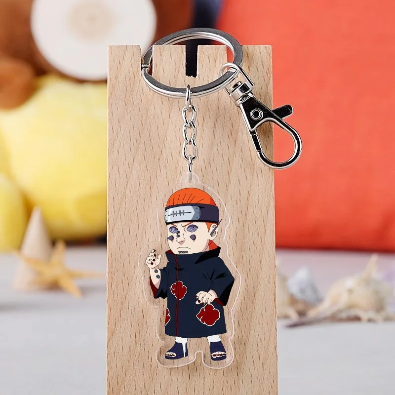 2019 брелок с символикой Наруто Sasuke/itachi/Kakashi двусторонний акриловый для ключей