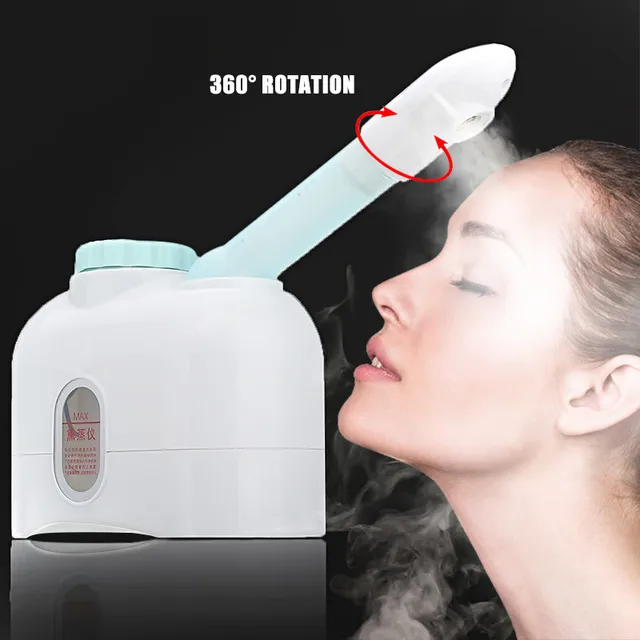 Facial Steamer Ozone Sprayer Vaporizer Desktop Essential Oil Massage