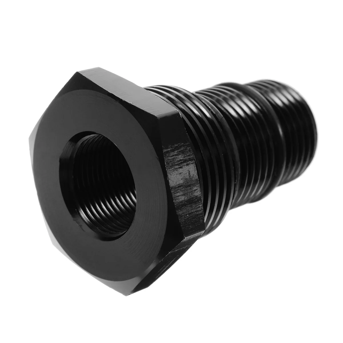 

1x 5/8-24 to 3/4-16, 13/16-16, 3/4NPT Universal Car Automotive Threaded Sandwich Oil Filter Adapter Adaptor