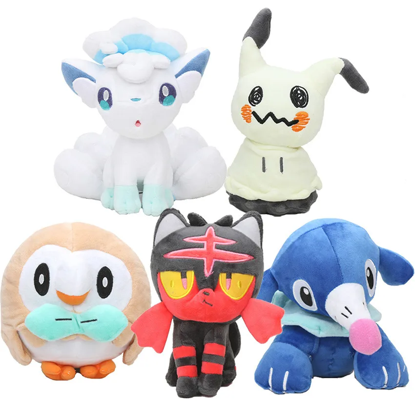 pokemon sun and moon stuffed animals