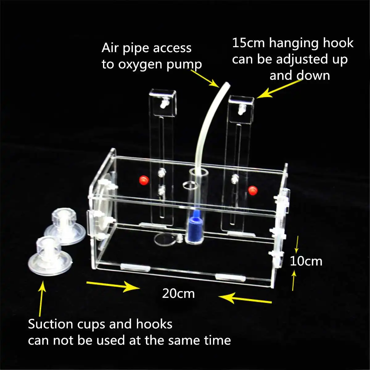 Акриловый прозрачный РЫБНЫЙ инкубатор для размножения аквариум инкубатор заводчик изолирующая коробка водный Аквариум Террариум инструменты аксессуары