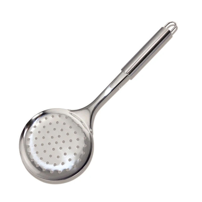 

1 Pc Stainless Steel Strainer Large Spoon Colander Filter Colander W/ Handle Fry Drainer Drainer Kitchen Cooking Utensils