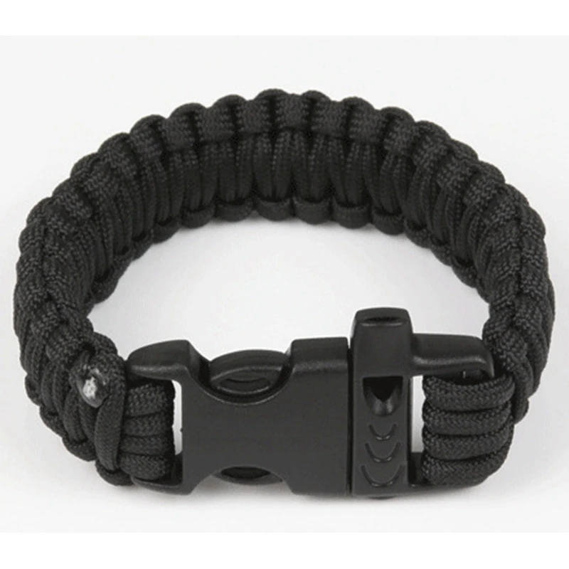 Открытый Отдых Для мужчин self спасательные Paracord парашютом шнур Браслеты