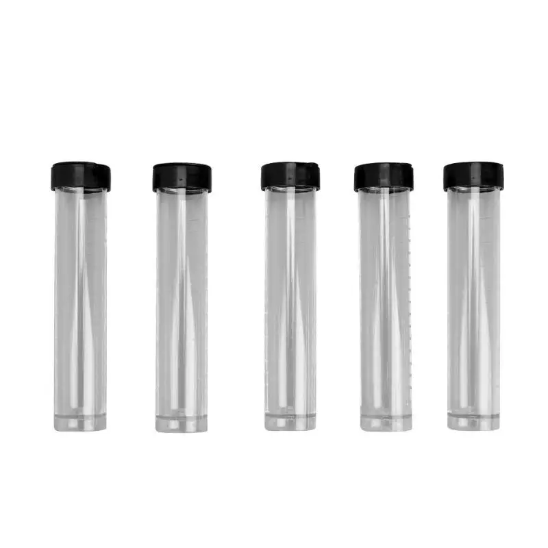 

5pcs/lot Needles Container Holder 10.5cm Plastic Functional Transparent Black Lid Storage Organizer Sewing Suppliers Accessories