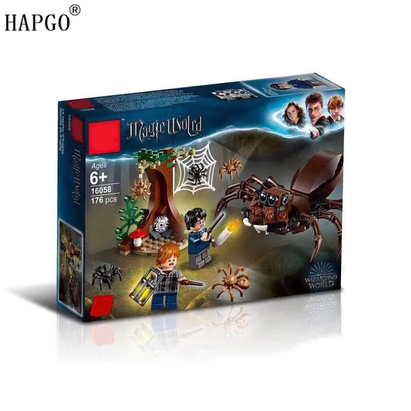

With Box Harry Potter Series Aragog's Lair Buliding Blocks Compatible Legoingly Harry Potter 75950 Toys For Kids Christmas Gifts