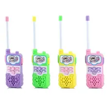 2 шт./компл. милый поручень игрушечная рация для детей игра интерактивная игрушка для детей милые детские звуковые игрушки взаимодействие игрушка случайный цвет