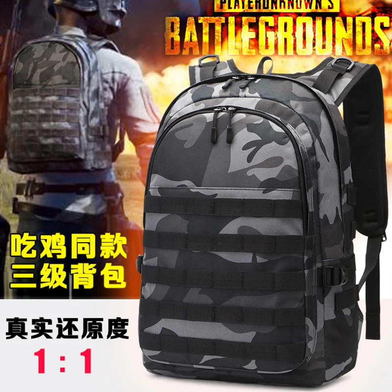  Playerunknown's Battlegrounds PUBG Winner Chicken Dinner Level1-3 Instructor Backpack Multi-functio