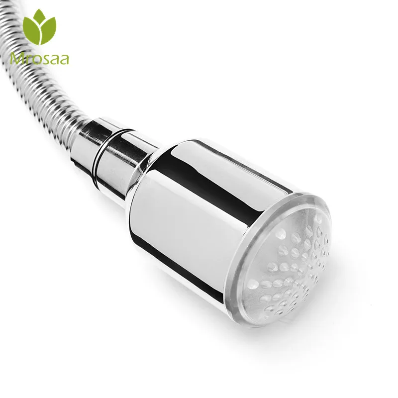 

Led Change Color Power Drivce Mixer Tap Aerators G1/2 Male Thread Temperature Sensor Faucet Nozzle Head Replacement Accessories