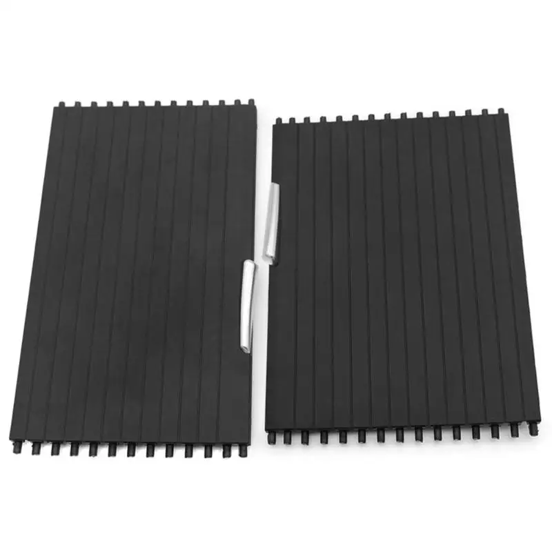 

Front+Rear Section Center Console Cover Slide Roller Blind for X5 E70 07-13