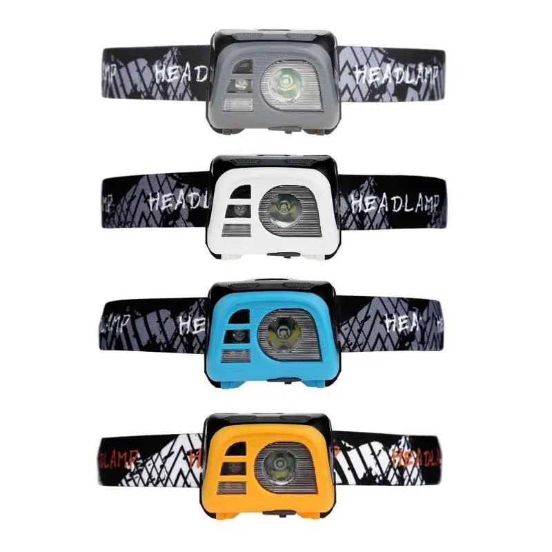 

USB Charging Motion Sensor Headlight XPE IPX4 Waterproof 5 Modes Flashlight Pocket Hunting Camping Head Torch Battery Built-in