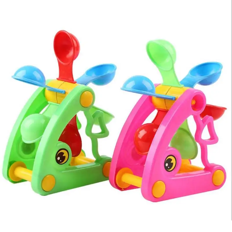 

Summer Kid Windmill Waterwheel Toys Swimming Pool Play Sand Water Beach Toy Pool Bathing Beach Sand Digging Tools Kids Toys