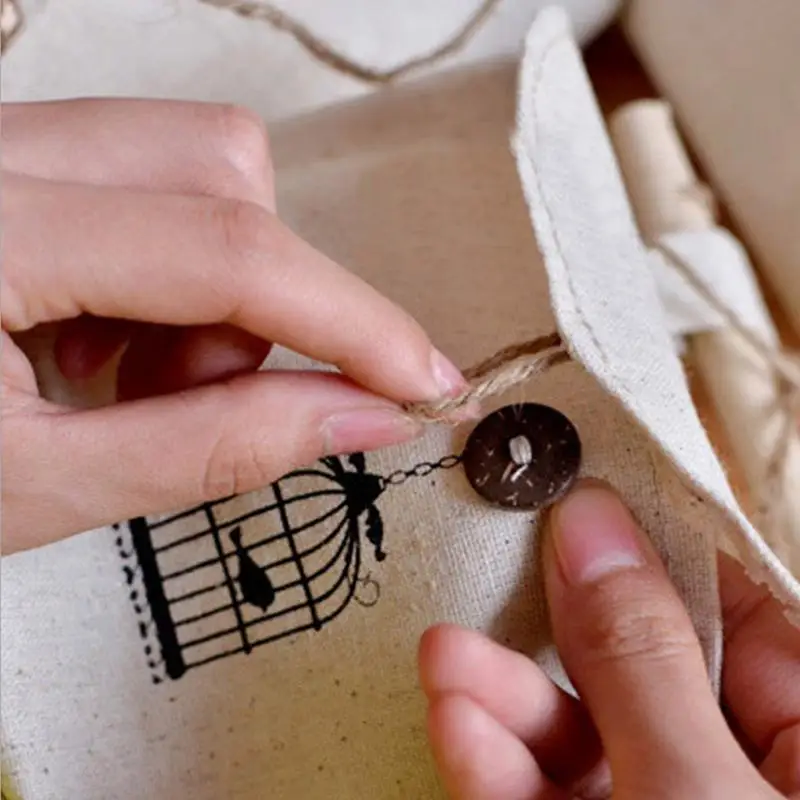 خزانة حائط القطن و الكتان النسيج الفن حقيبة التخزين حقيبة للحمل الحائط مخزن الهواتف المحمولة ، ألعاب أطفال و أخرى