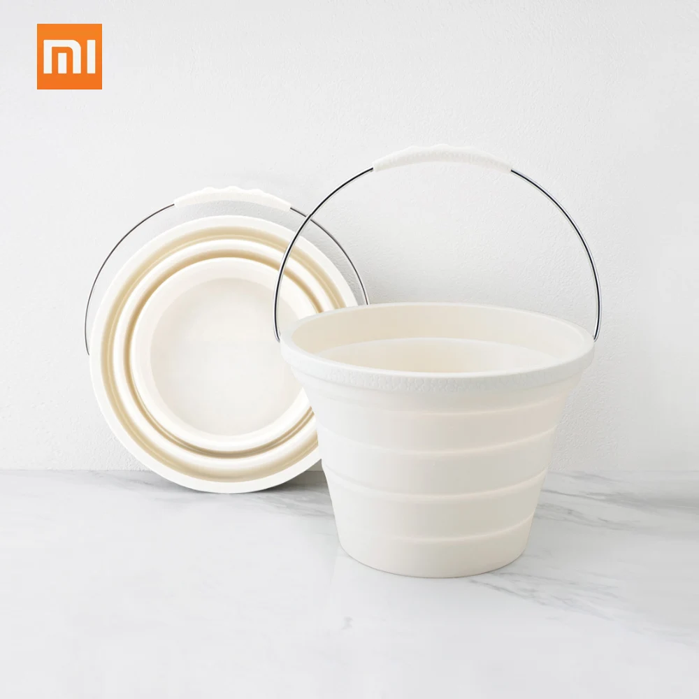 

Xiaomi 7.2L Folding Silicone Water Bucket Kitchen Washing Pot Camping Car Travel Fishing Washbasin Washing Pail