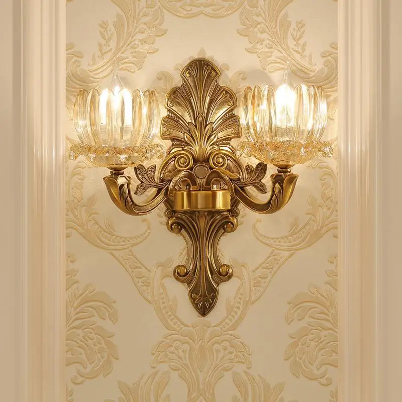 Настенный светильник Avec Miroir Tete Deco для дома с кристаллами аппликацией настенный