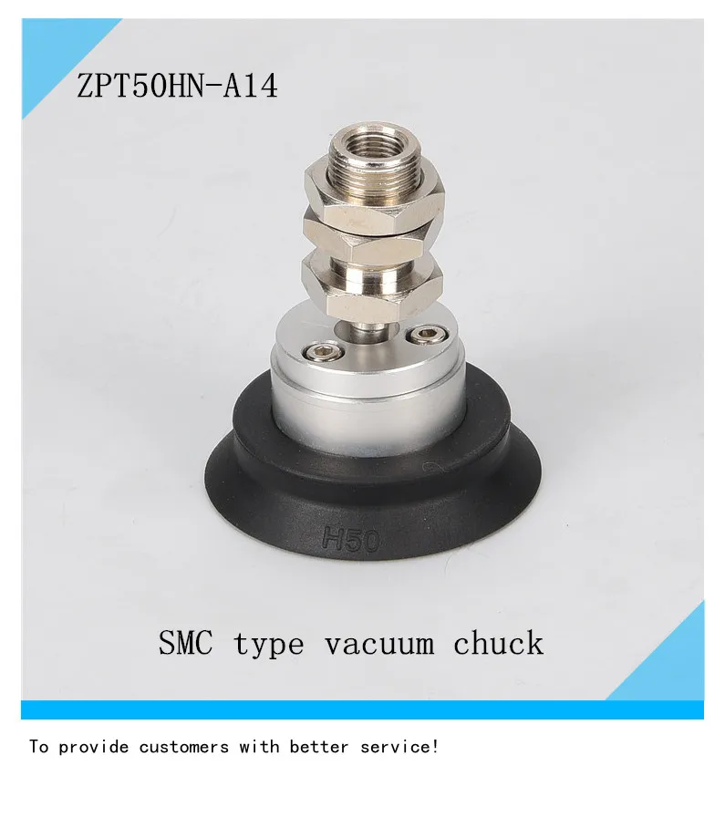 

Heavy-duty Pad Vacuum Suction Cup ZPT32HN-A14 ZPT50HN-A14 ZPT80HN-A16 ZPT100HN-A16 ZPT125HS-A16 SMC Type