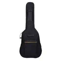 Водонепроницаемый рюкзак для гитары сумка Электрогитары Gig Bag хлопковая стеганая черная гитара с плечевой ремень
