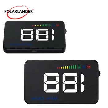 

Digital Overspeed 3.5 inch Water temperature Smart Voltage alarm HUD display A500 Projector Windshield OBD2/EUOBD Display HD