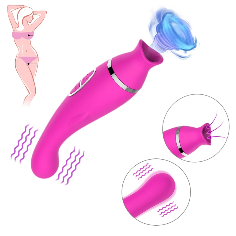 36 Frequency Vibrating font b Dildo b font Vibrator G Spot Vagina Sucking Nipple Sucker Clitoris