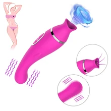 36 Frequency Vibrating Dildo Vibrator G Spot Vagina Sucking Nipple Sucker Clitoris Stimulator Vibrador Adult Sex Toys for Women