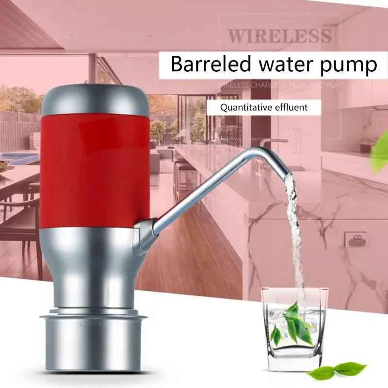 Electric Water Dispenser Portable Gallon Drinking Bottle Switch Smart Wireless Water Pump Water Treatment Appliance USB Charging