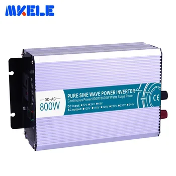 

Inverter 800W Pure Sine Wave Solar Power Inverter DC 12V 24V 48V To AC 110V 220V Converter Transformer Power Supply