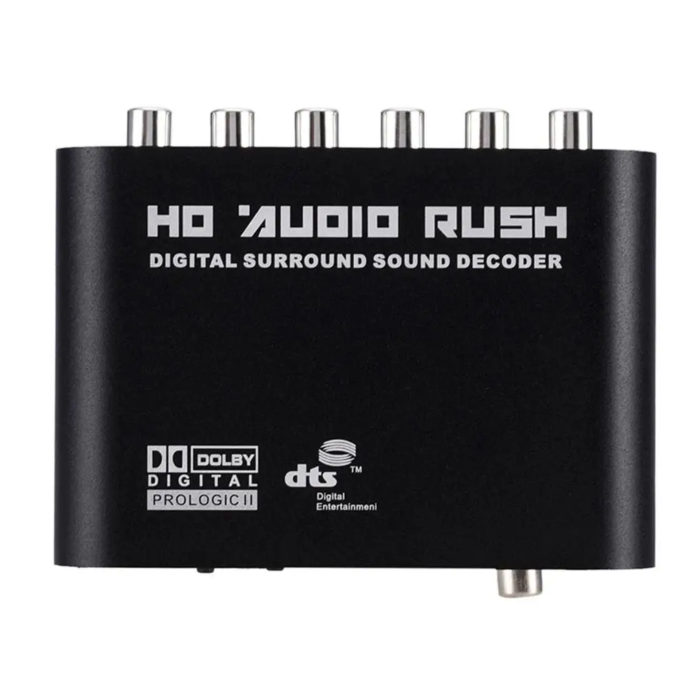 

Digital Audio Sound AC-3/DTS to Analog 5.1CH Decoder Coaxial Converter Adapter For Computer Desktop PC