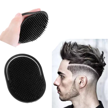 

Portable pocket Hair Comb Set of fingers small round hair brush Shampoo brush Scalp Massage Black Comb Fashion Styling Tool