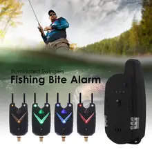 JY-59 Wireless Carp Fishing Bite Alarm Fishing Rod Illuminated Swingers Anti-off Bar Alert Set Fishing Tackle Tool