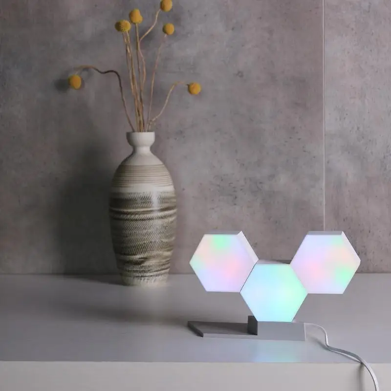 2019New LifeSmart colelight Квантовая лампа с шестигранным голосовым управлением DIY WiFi ночник