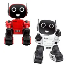 Пульт дистанционного управления Интеллектуальный робот игрушка Голосовая активированная Интерактивная Запись Поющая танцевальная рассказка детские игрушки