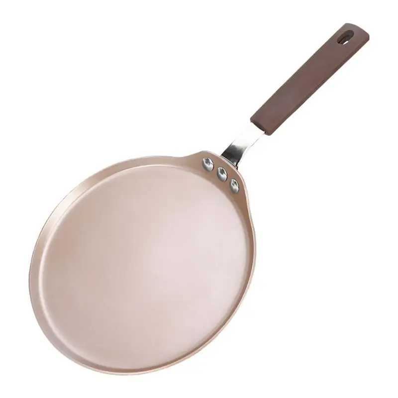 22cm Stainless Steel Frying Pan arge Crepe Pan Non Stick Scratch