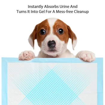 

100pcs 22 * 22 in Pet Training Pads 5 Layer Leakproof Pet Dog Training Pad Antibacterial Puppy Small Dog Pet Cleaning Supplies