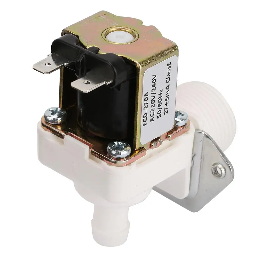 

Electric Valve AC 220V N/C Normally Closed Type Plastic Electric Solenoid Valve for Ice Maker Electric Magnetic Valve wholesale