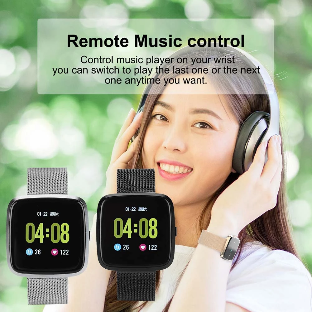 IP68 Водонепроницаемый Фитнес Smartband Bluetooth монитор сердечного ритма во время сна кровяное давление спортивный бизнес смарт-браслет часы