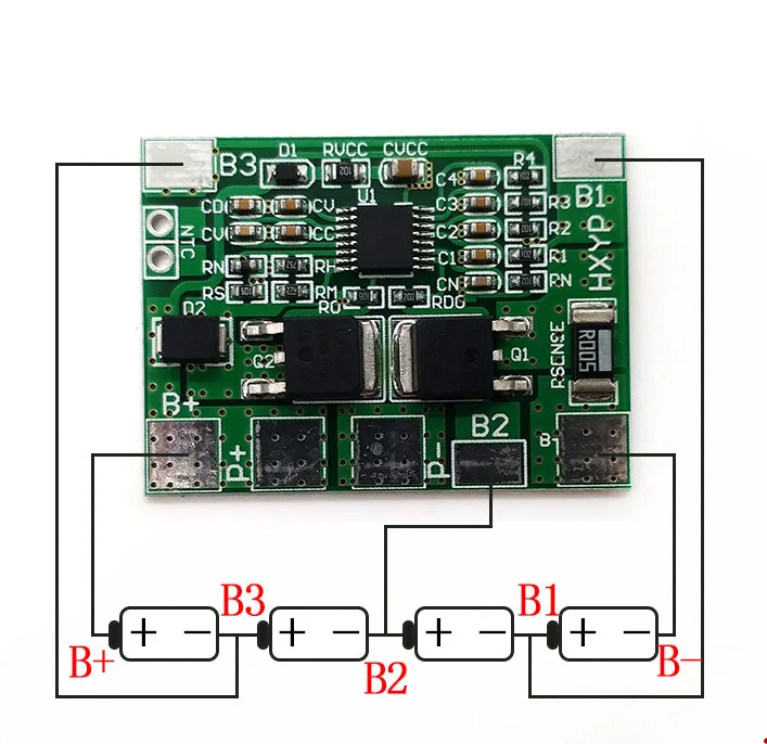 3A PCM Protection PCB Module BMS For 4S 12.8v LiFePO4 18650 Battery Pack 4 Cell