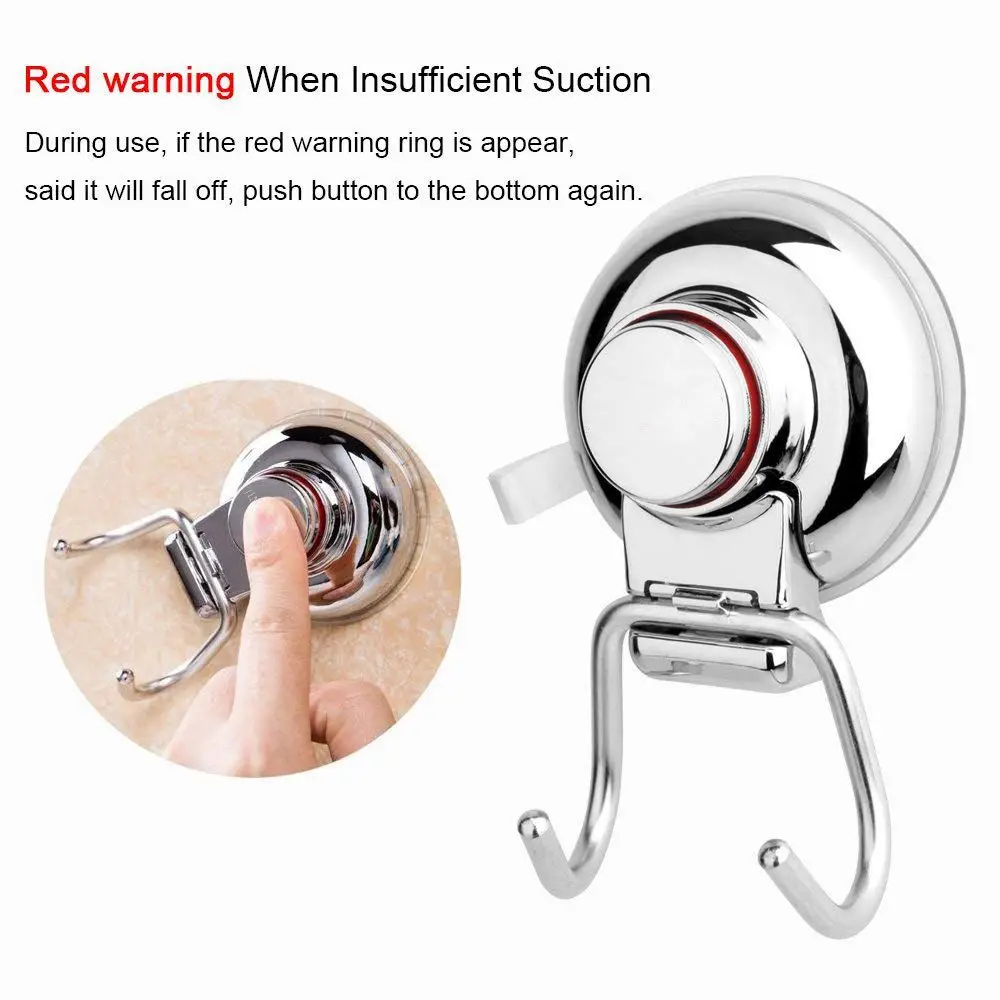 Suction Cup Hooks Powerful Vacuum Holder Bathroom Shower Kitchen