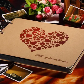 

1pc 10 Inch Black Notebook Kawaii Stationery DIY Scrapbooking Photo Album Memory Record Book Note Pad School Office Supplies